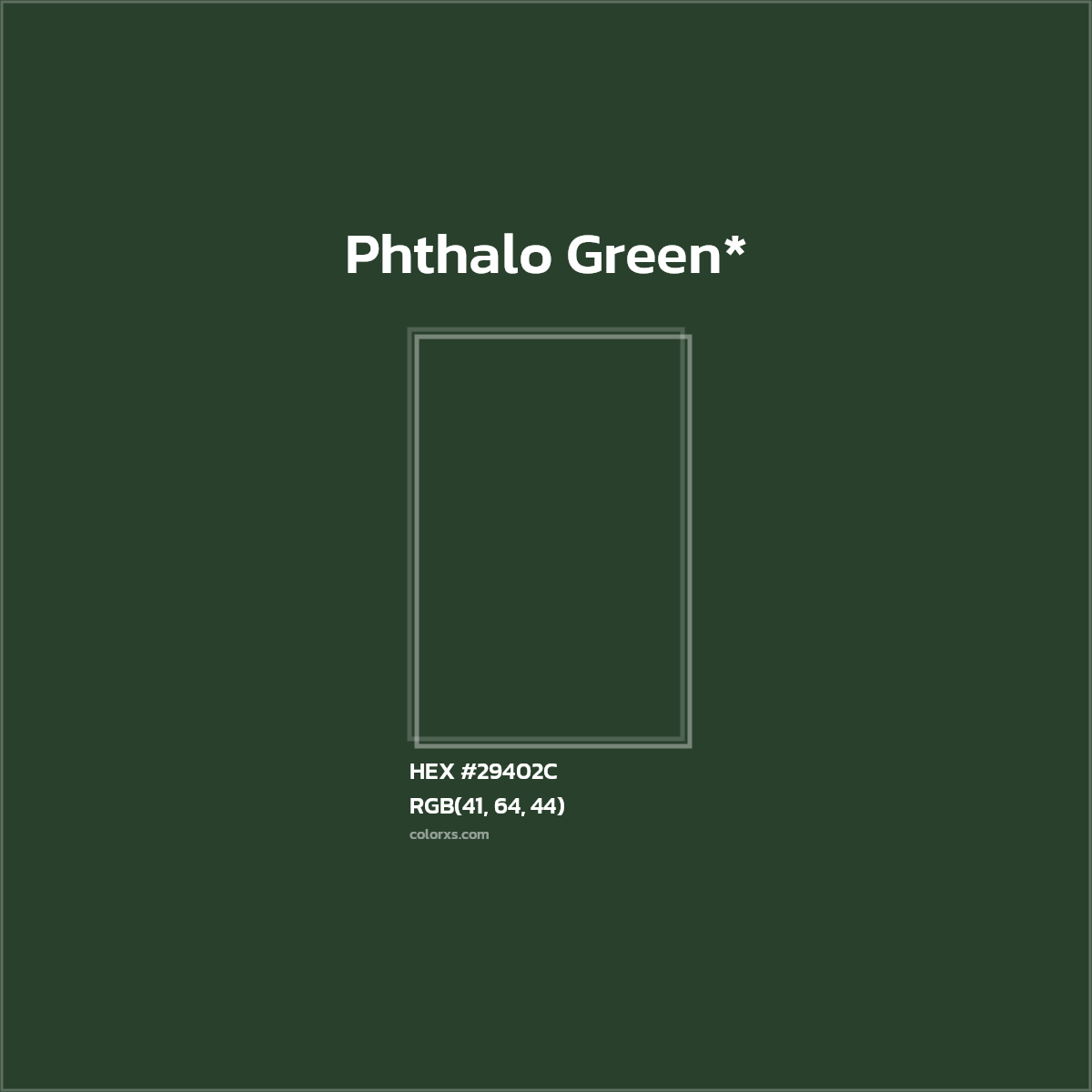 HEX #29402C Color Name, Color Code, Palettes, Similar Paints, Images