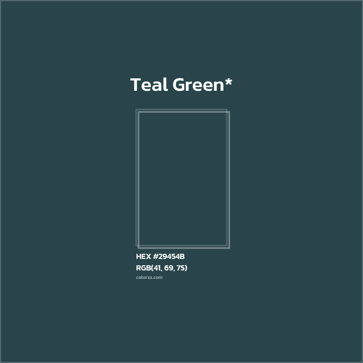 HEX #29454B Color Name, Color Code, Palettes, Similar Paints, Images