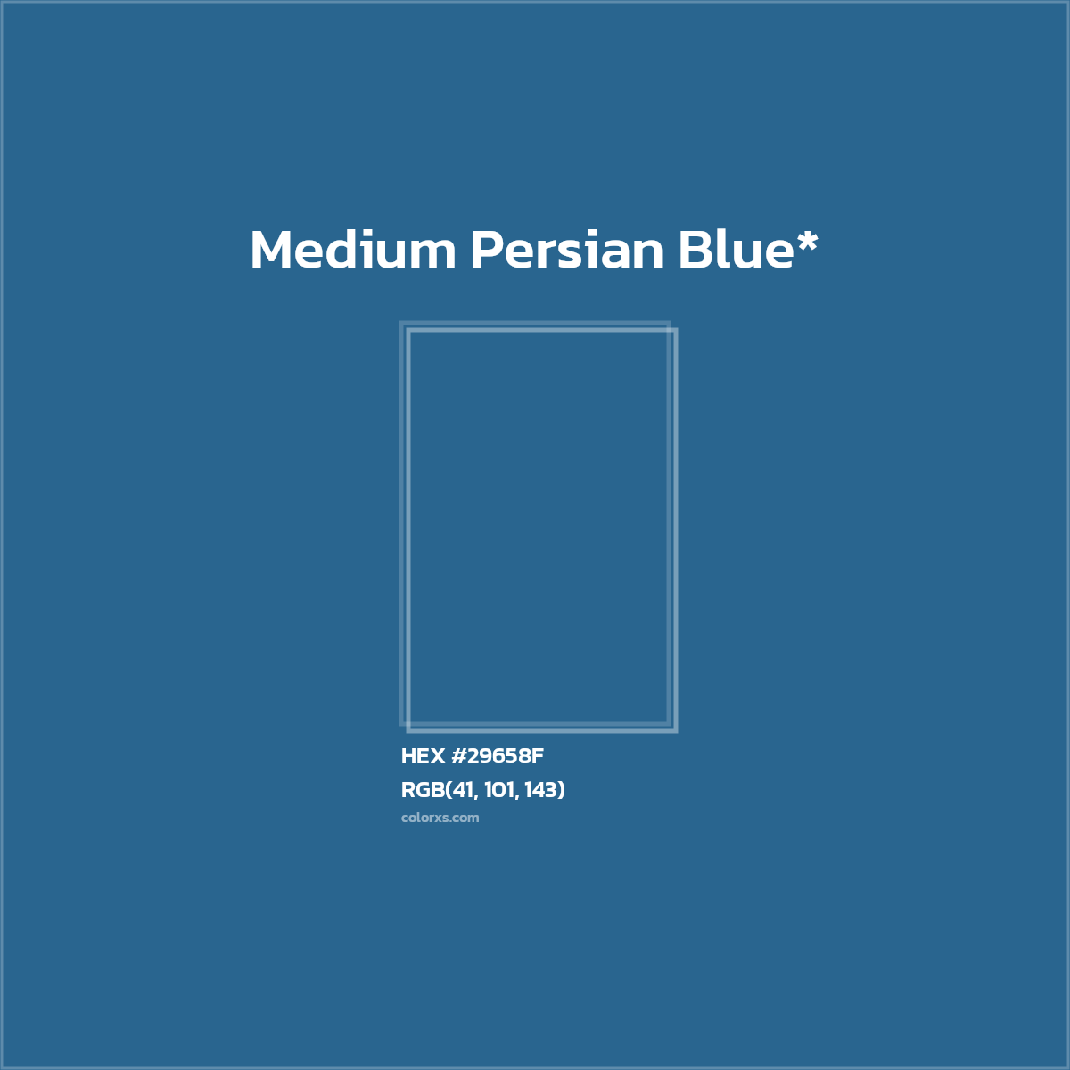 HEX #29658F Color Name, Color Code, Palettes, Similar Paints, Images