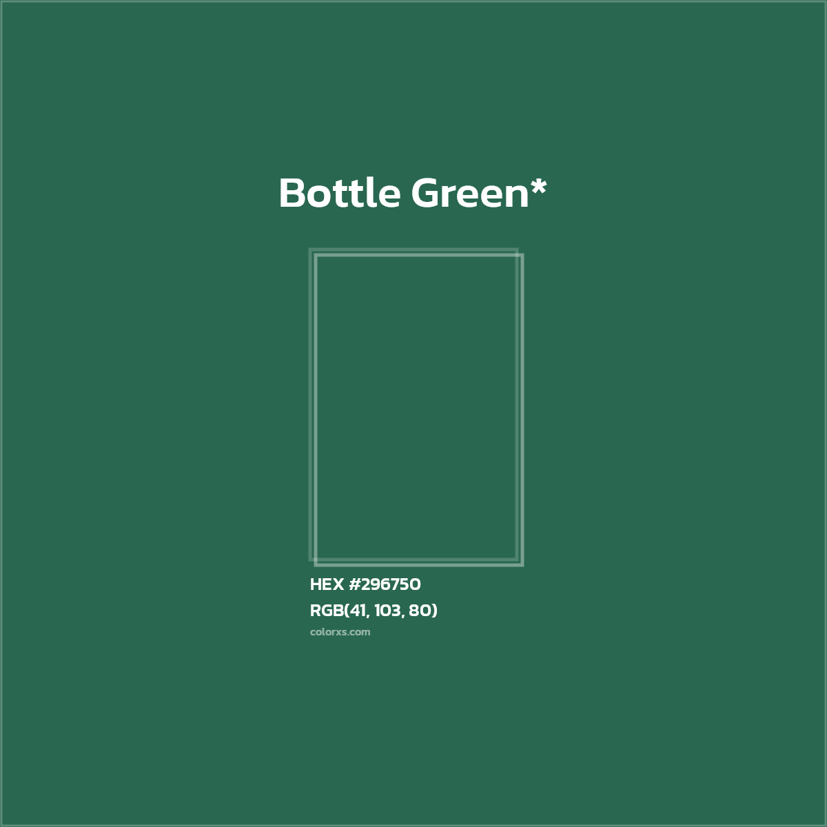 HEX #296750 Color Name, Color Code, Palettes, Similar Paints, Images