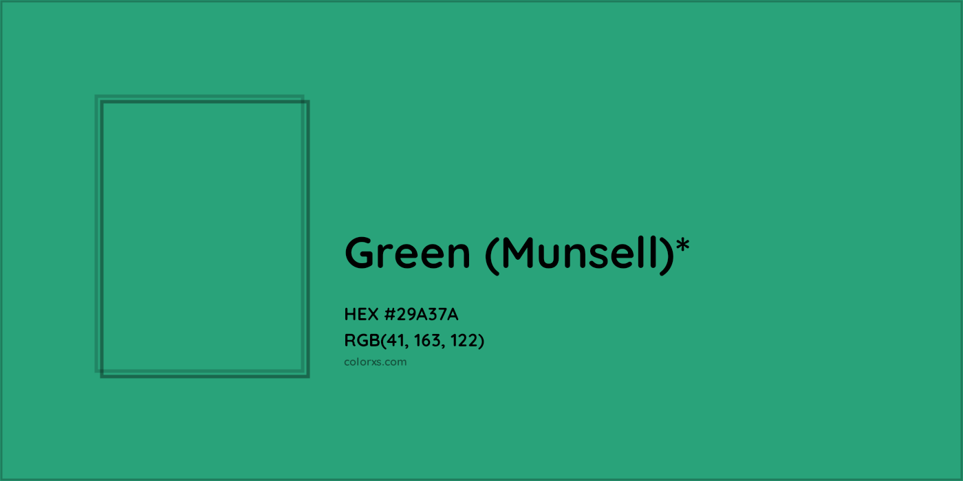 HEX #29A37A Color Name, Color Code, Palettes, Similar Paints, Images