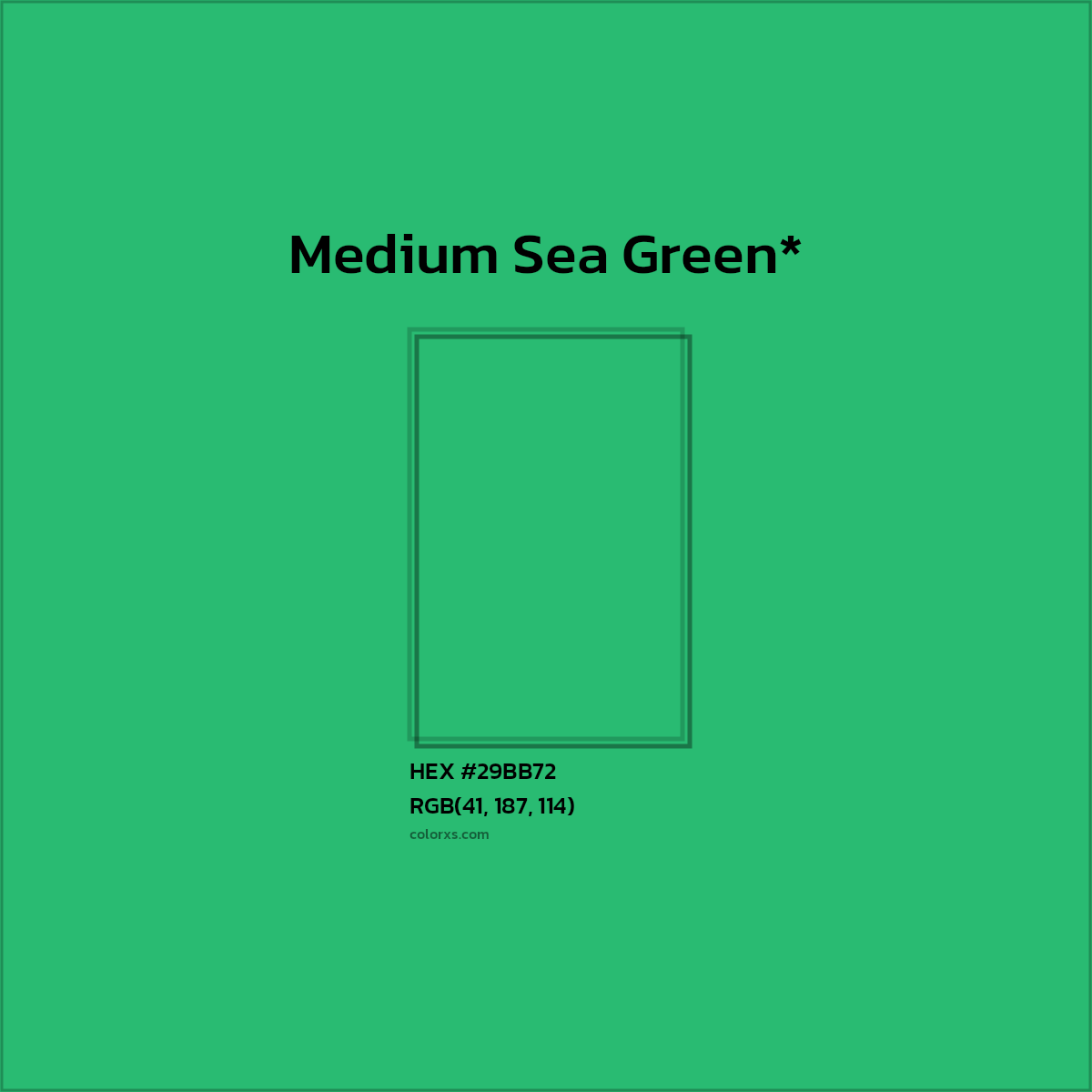 HEX #29BB72 Color Name, Color Code, Palettes, Similar Paints, Images