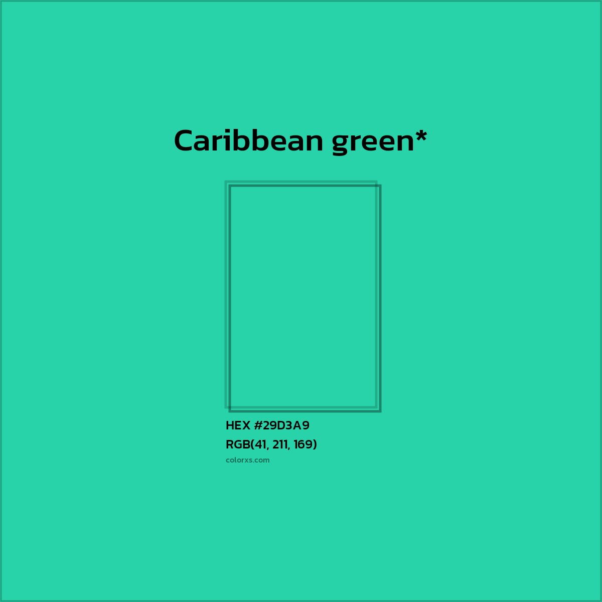 HEX #29D3A9 Color Name, Color Code, Palettes, Similar Paints, Images