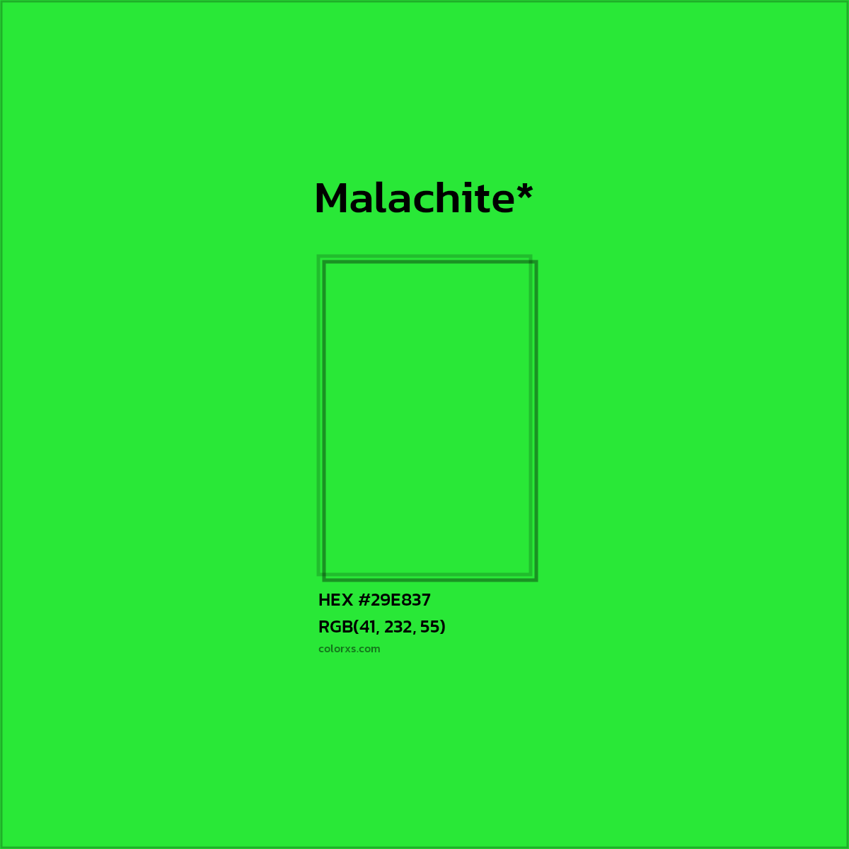 HEX #29E837 Color Name, Color Code, Palettes, Similar Paints, Images