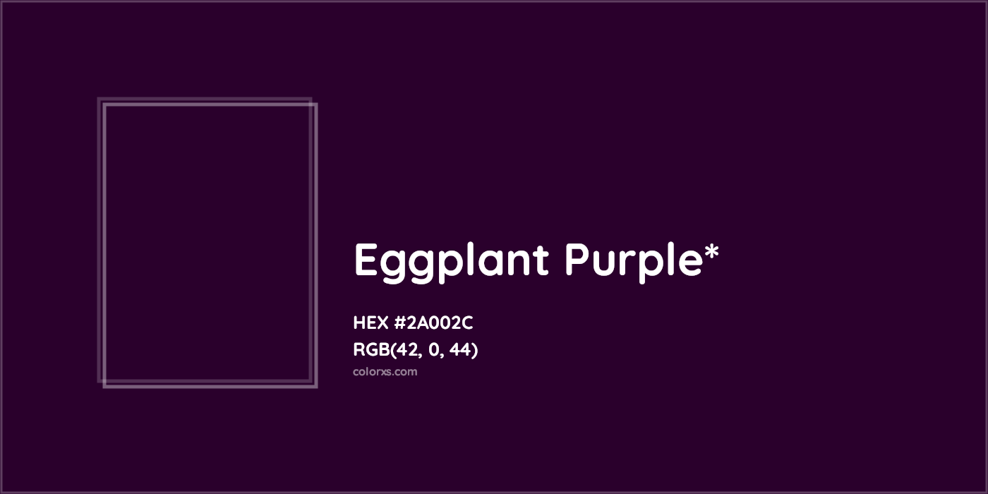 HEX #2A002C Color Name, Color Code, Palettes, Similar Paints, Images