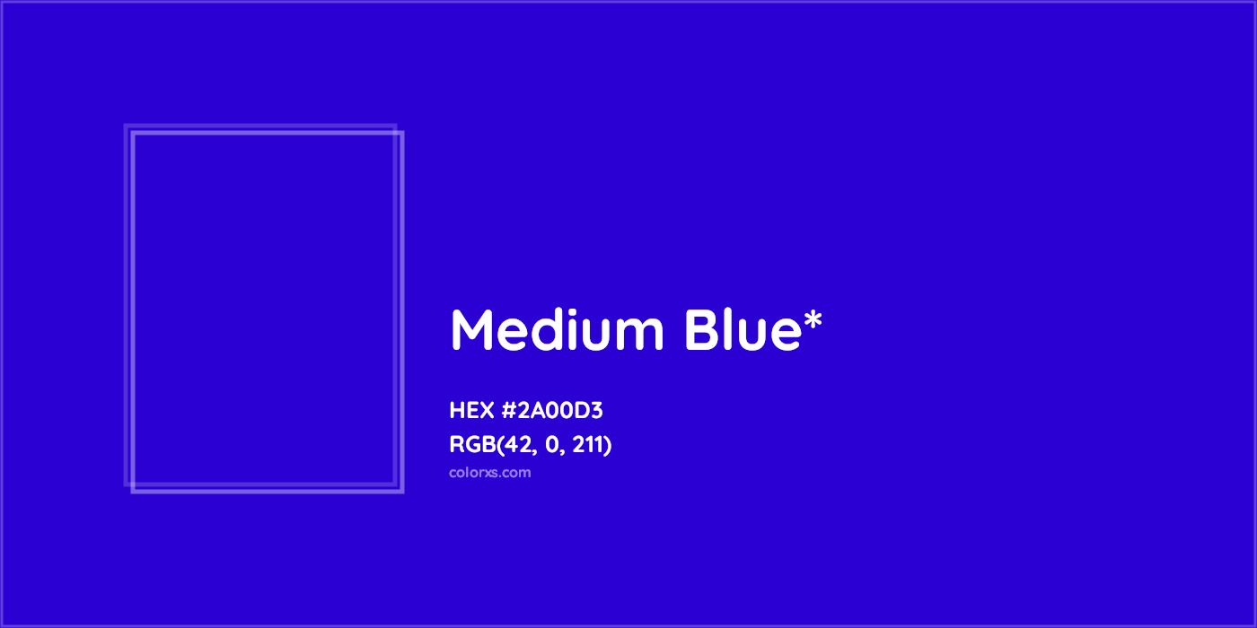 HEX #2A00D3 Color Name, Color Code, Palettes, Similar Paints, Images