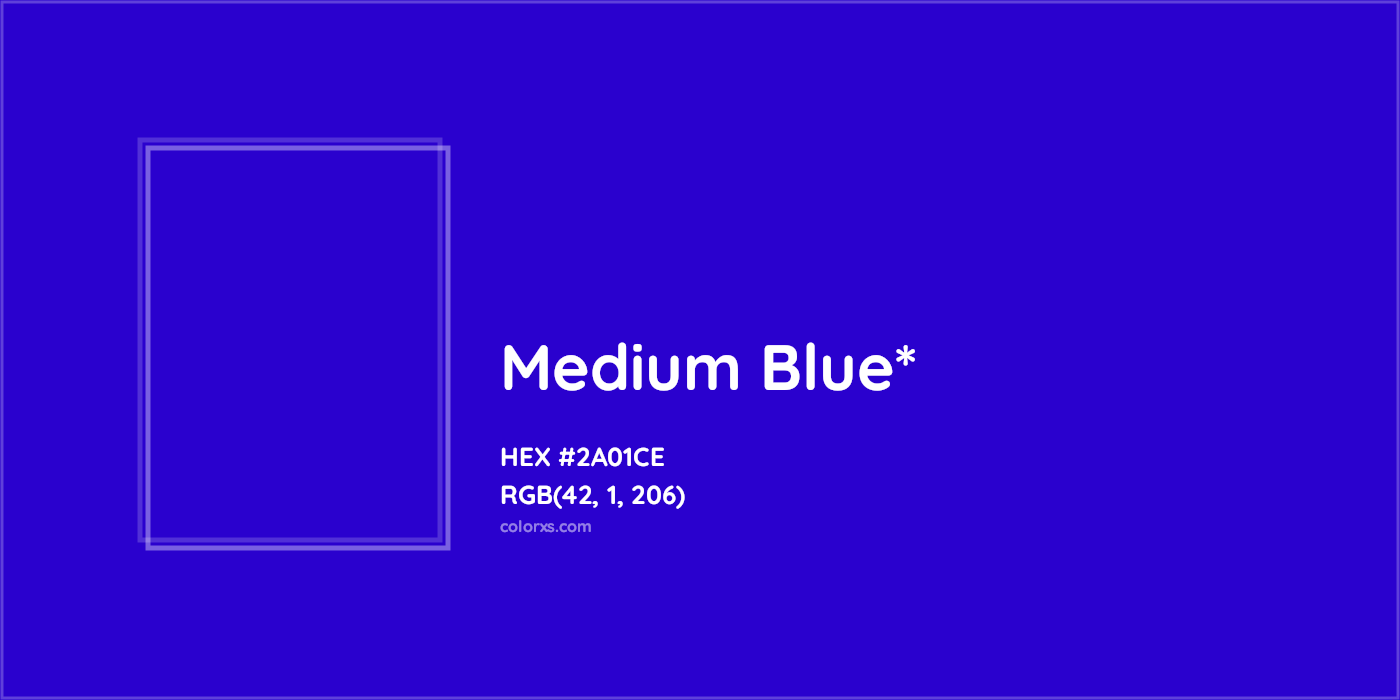 HEX #2A01CE Color Name, Color Code, Palettes, Similar Paints, Images