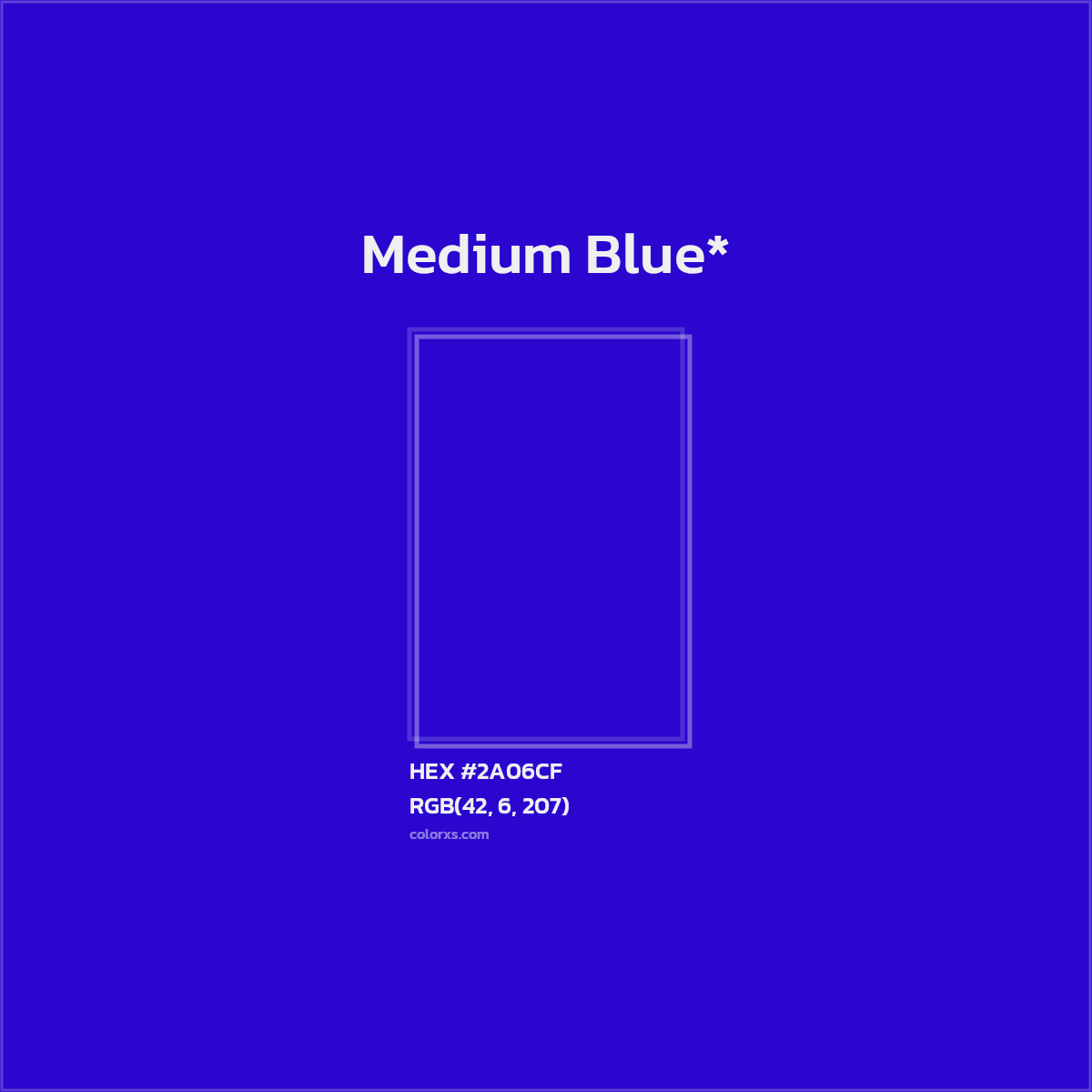 HEX #2A06CF Color Name, Color Code, Palettes, Similar Paints, Images