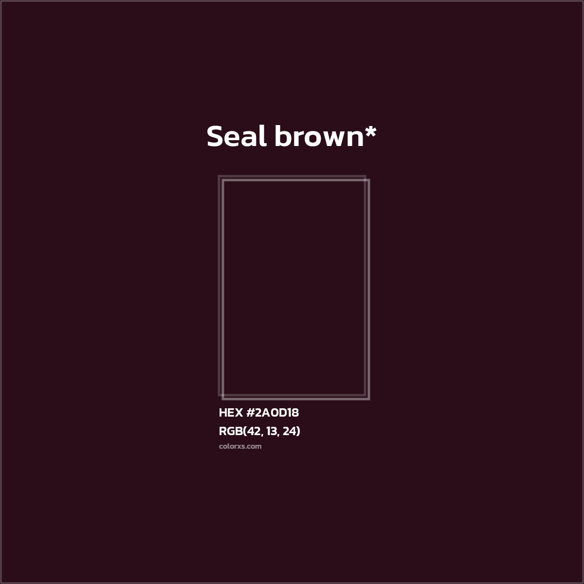 HEX #2A0D18 Color Name, Color Code, Palettes, Similar Paints, Images