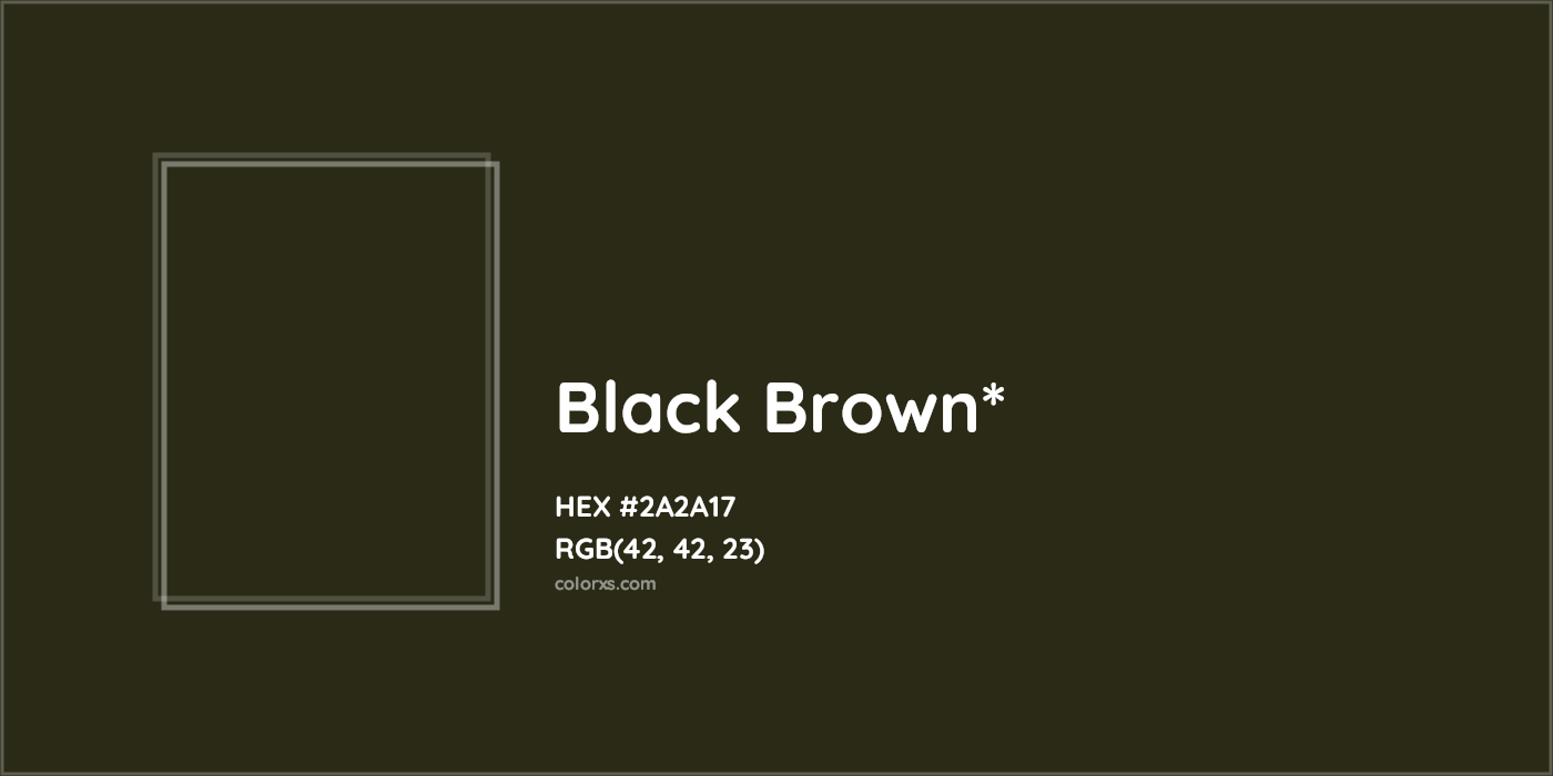 HEX #2A2A17 Color Name, Color Code, Palettes, Similar Paints, Images