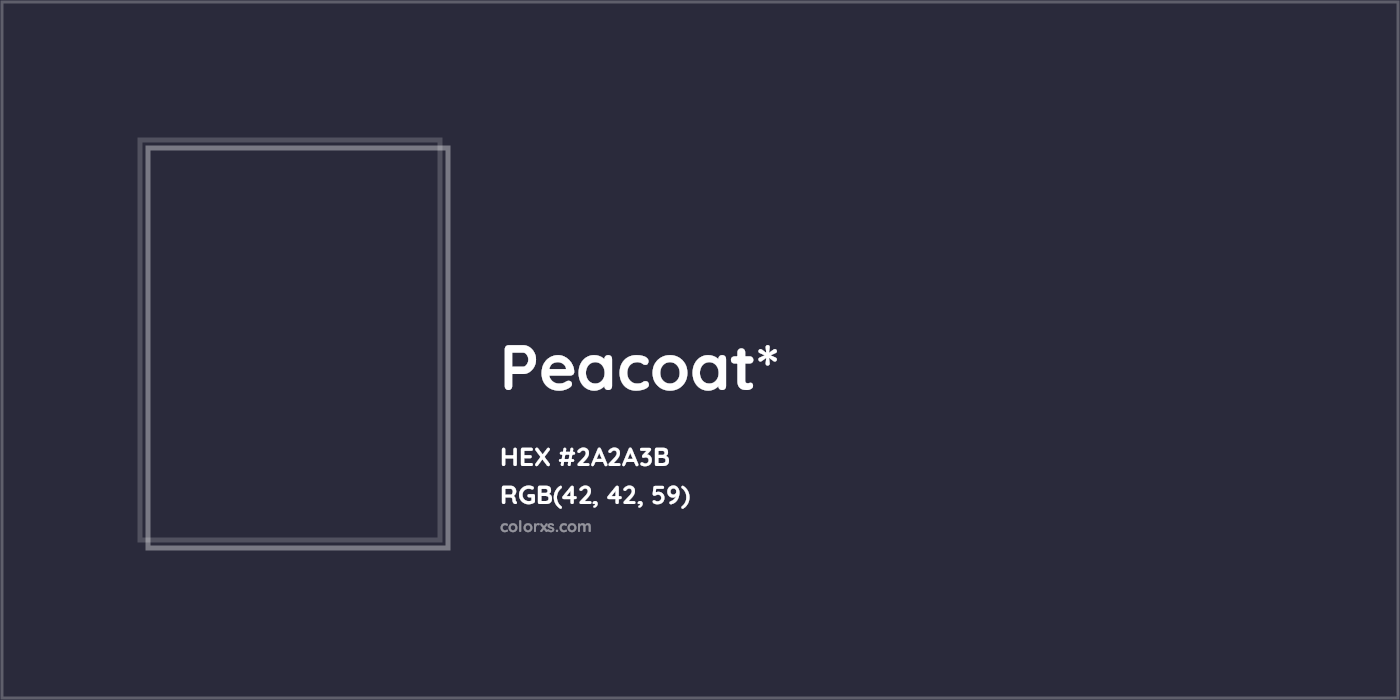 HEX #2A2A3B Color Name, Color Code, Palettes, Similar Paints, Images