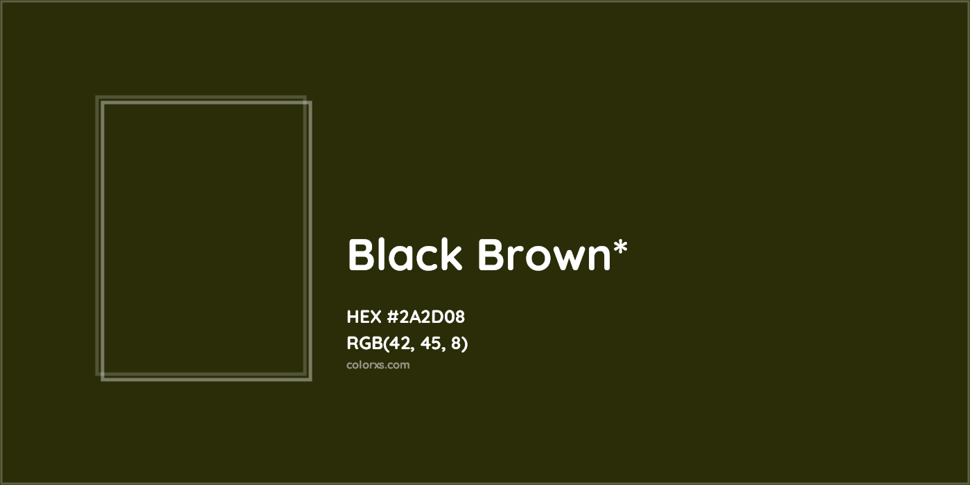 HEX #2A2D08 Color Name, Color Code, Palettes, Similar Paints, Images