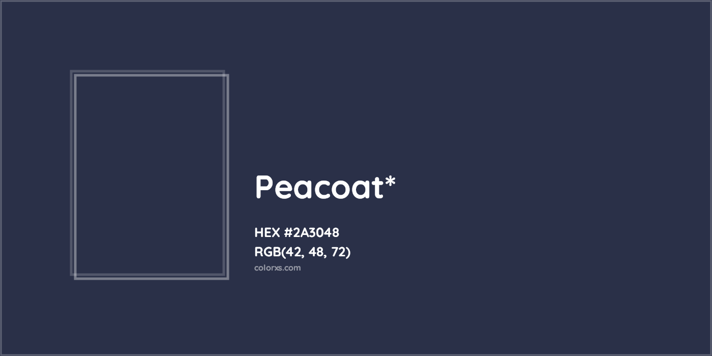 HEX #2A3048 Color Name, Color Code, Palettes, Similar Paints, Images