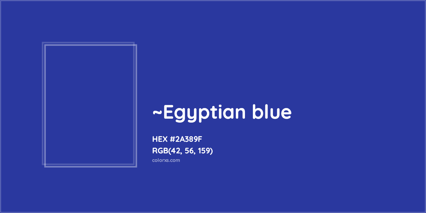 HEX #2A389F Color Name, Color Code, Palettes, Similar Paints, Images