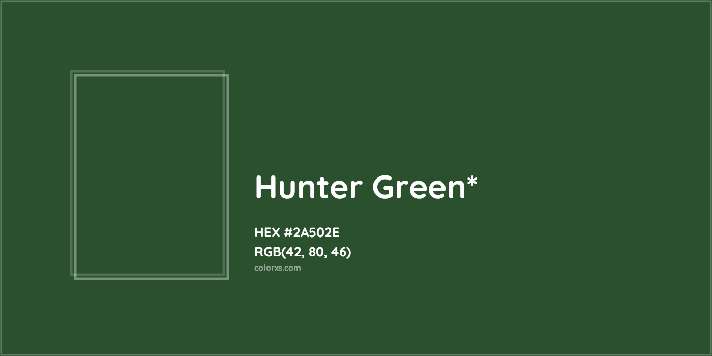 HEX #2A502E Color Name, Color Code, Palettes, Similar Paints, Images