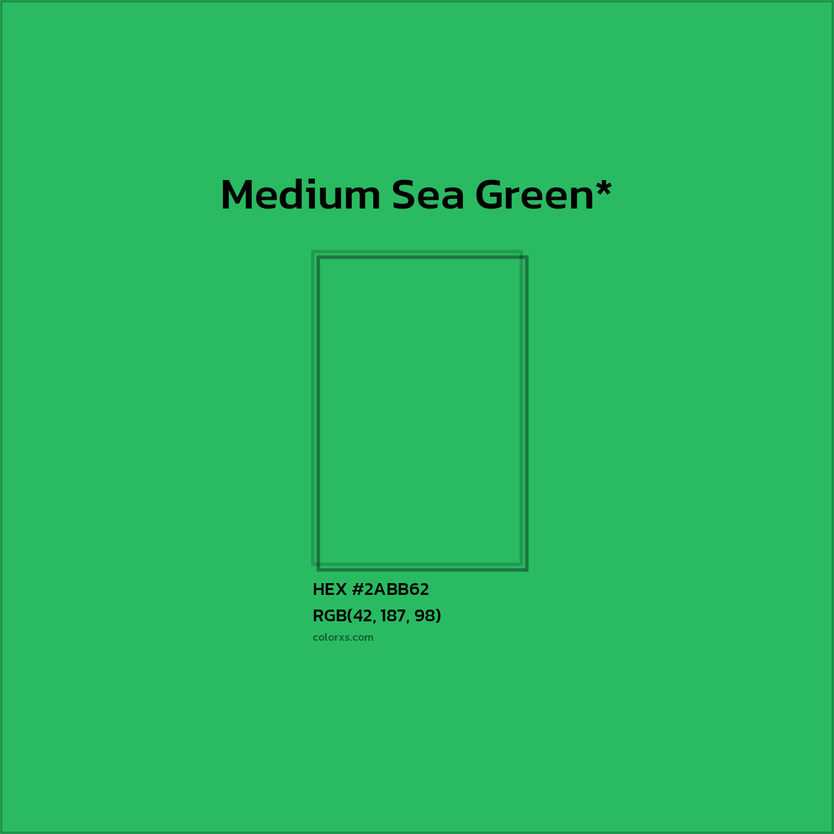 HEX #2ABB62 Color Name, Color Code, Palettes, Similar Paints, Images