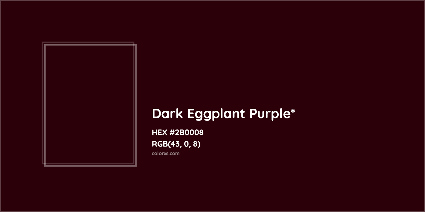 HEX #2B0008 Color Name, Color Code, Palettes, Similar Paints, Images