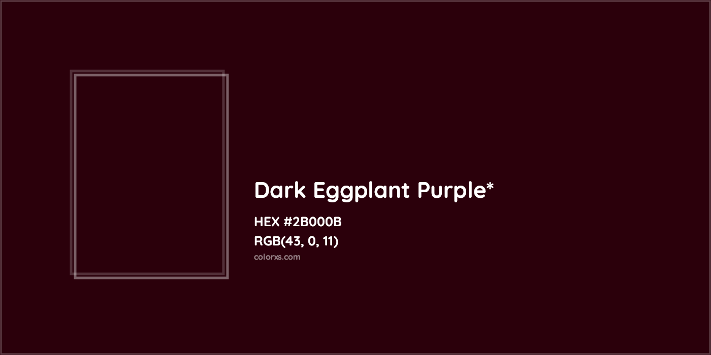 HEX #2B000B Color Name, Color Code, Palettes, Similar Paints, Images