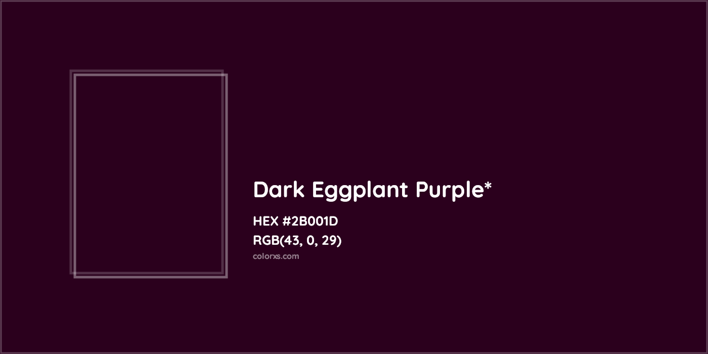 HEX #2B001D Color Name, Color Code, Palettes, Similar Paints, Images