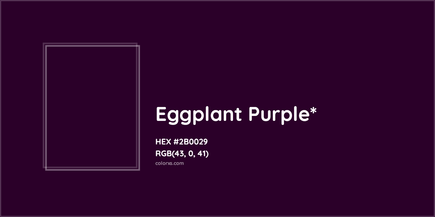 HEX #2B0029 Color Name, Color Code, Palettes, Similar Paints, Images