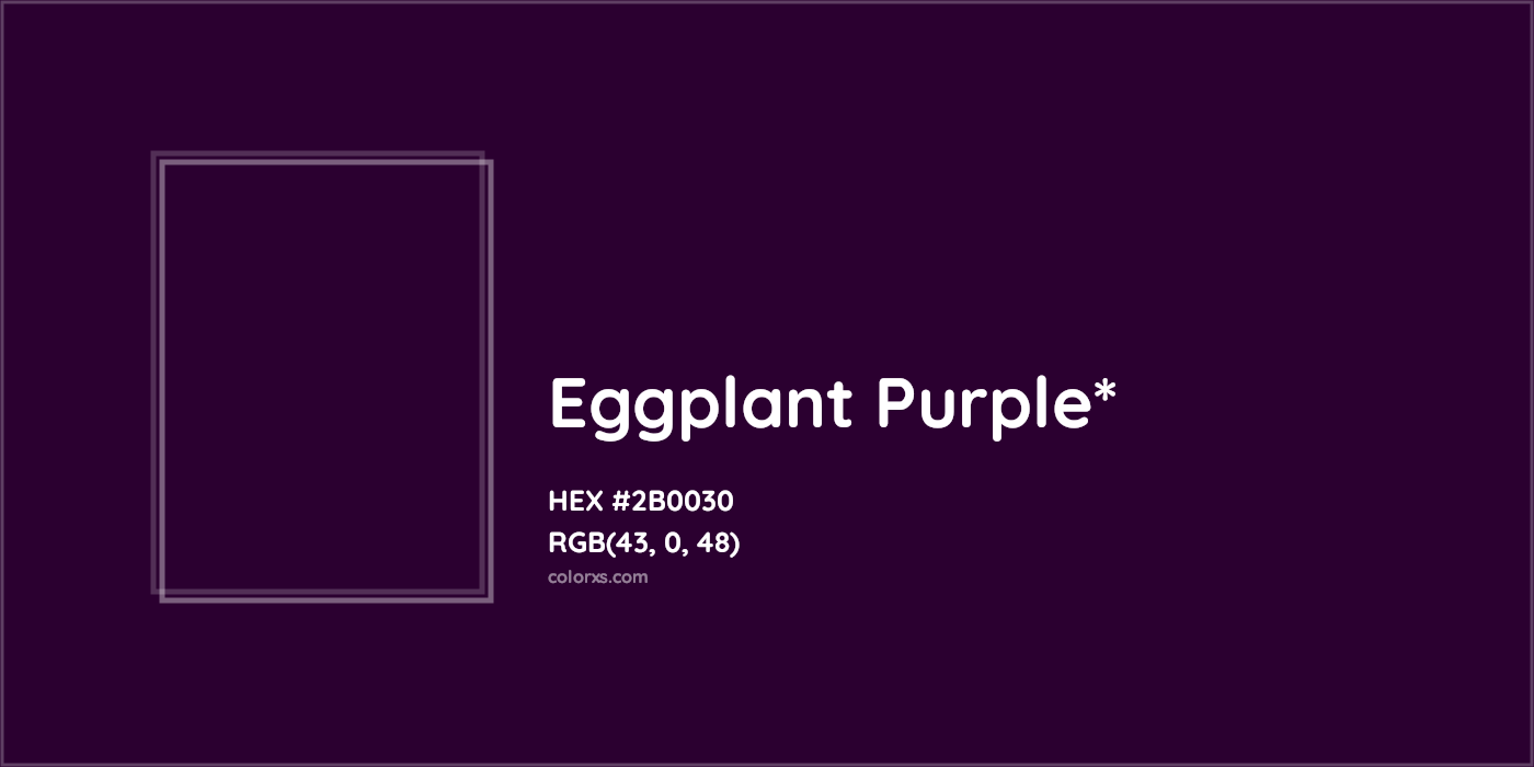 HEX #2B0030 Color Name, Color Code, Palettes, Similar Paints, Images