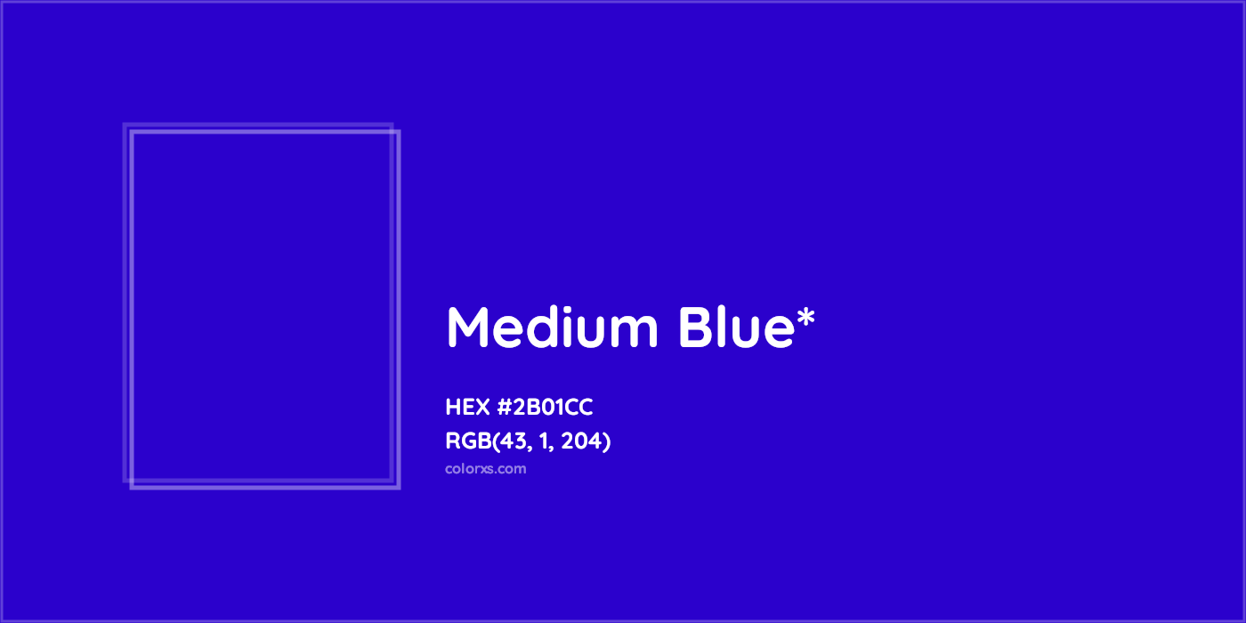HEX #2B01CC Color Name, Color Code, Palettes, Similar Paints, Images