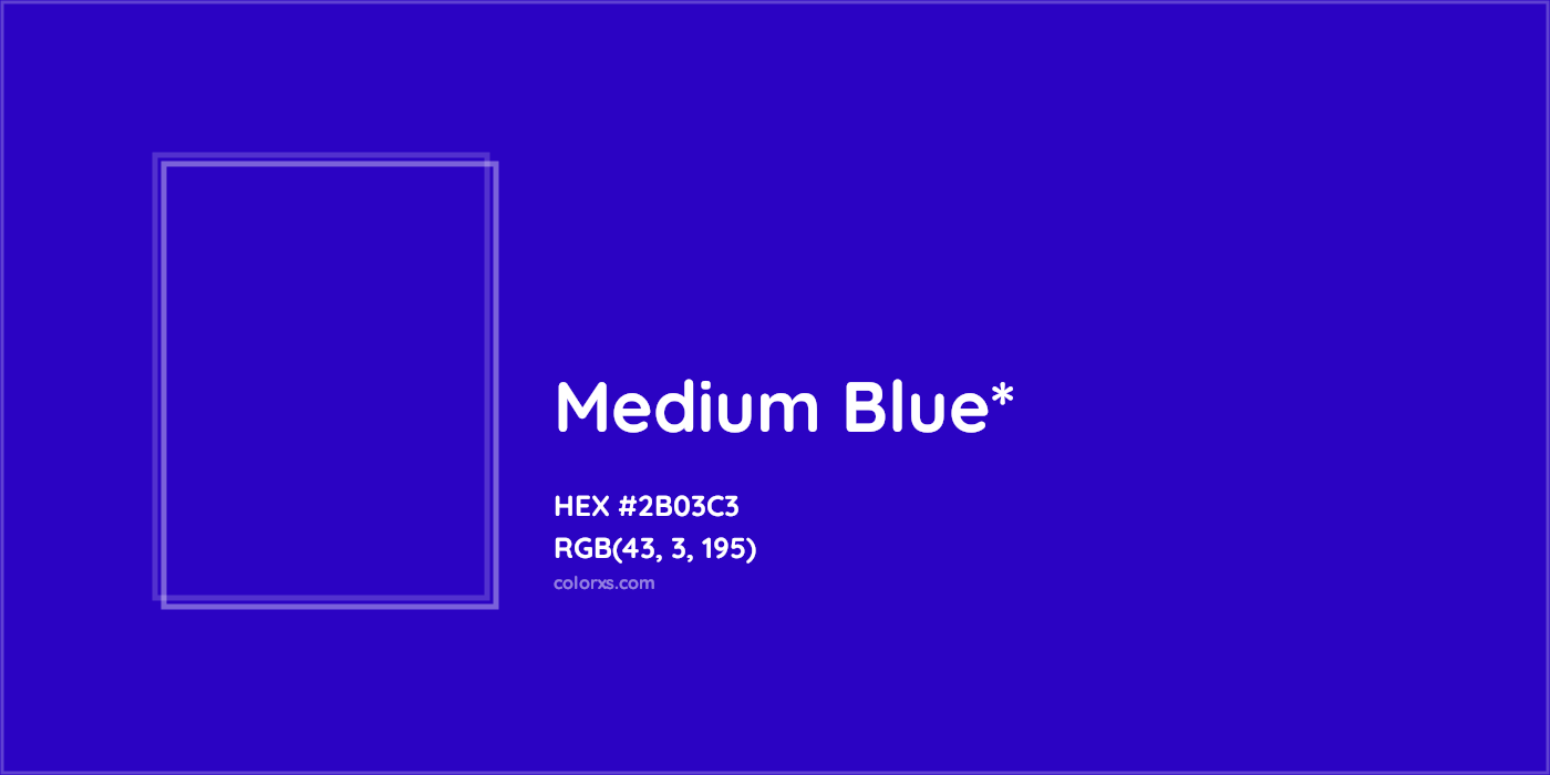 HEX #2B03C3 Color Name, Color Code, Palettes, Similar Paints, Images