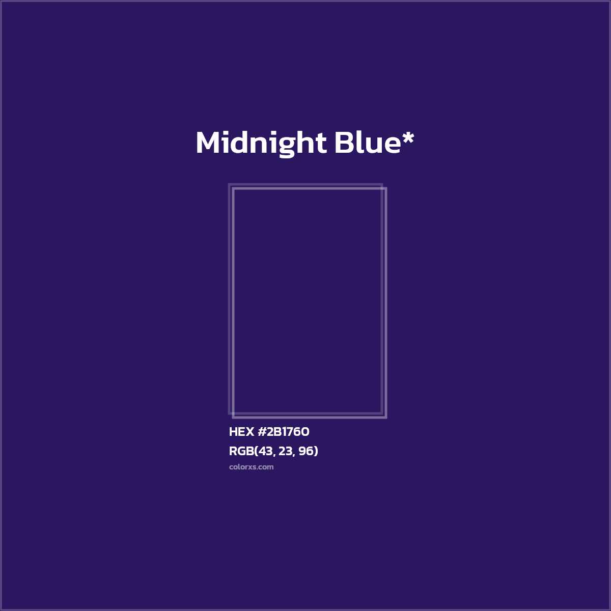 HEX #2B1760 Color Name, Color Code, Palettes, Similar Paints, Images