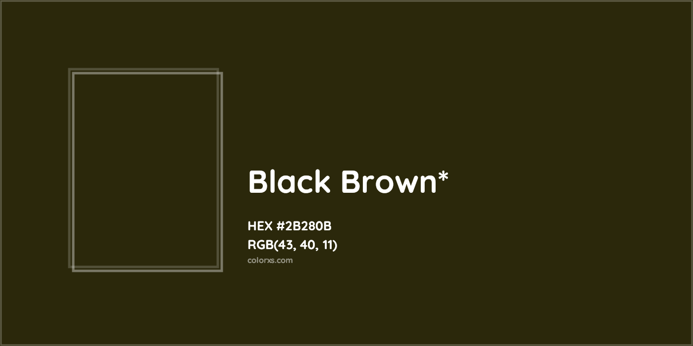 HEX #2B280B Color Name, Color Code, Palettes, Similar Paints, Images