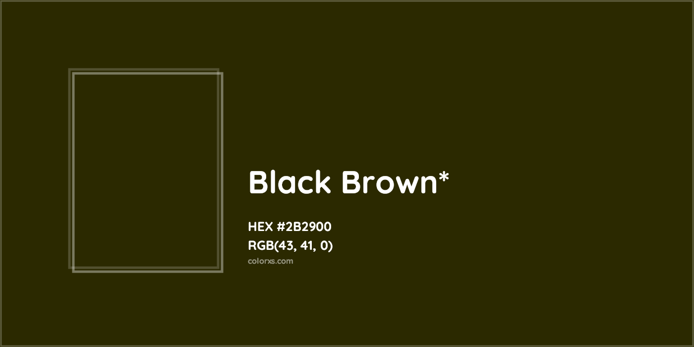 HEX #2B2900 Color Name, Color Code, Palettes, Similar Paints, Images