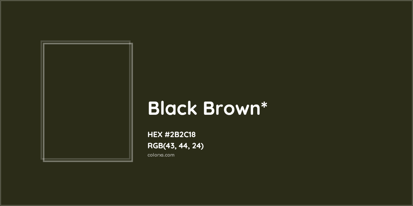 HEX #2B2C18 Color Name, Color Code, Palettes, Similar Paints, Images