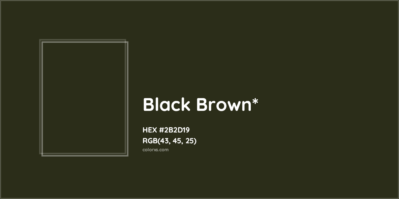 HEX #2B2D19 Color Name, Color Code, Palettes, Similar Paints, Images