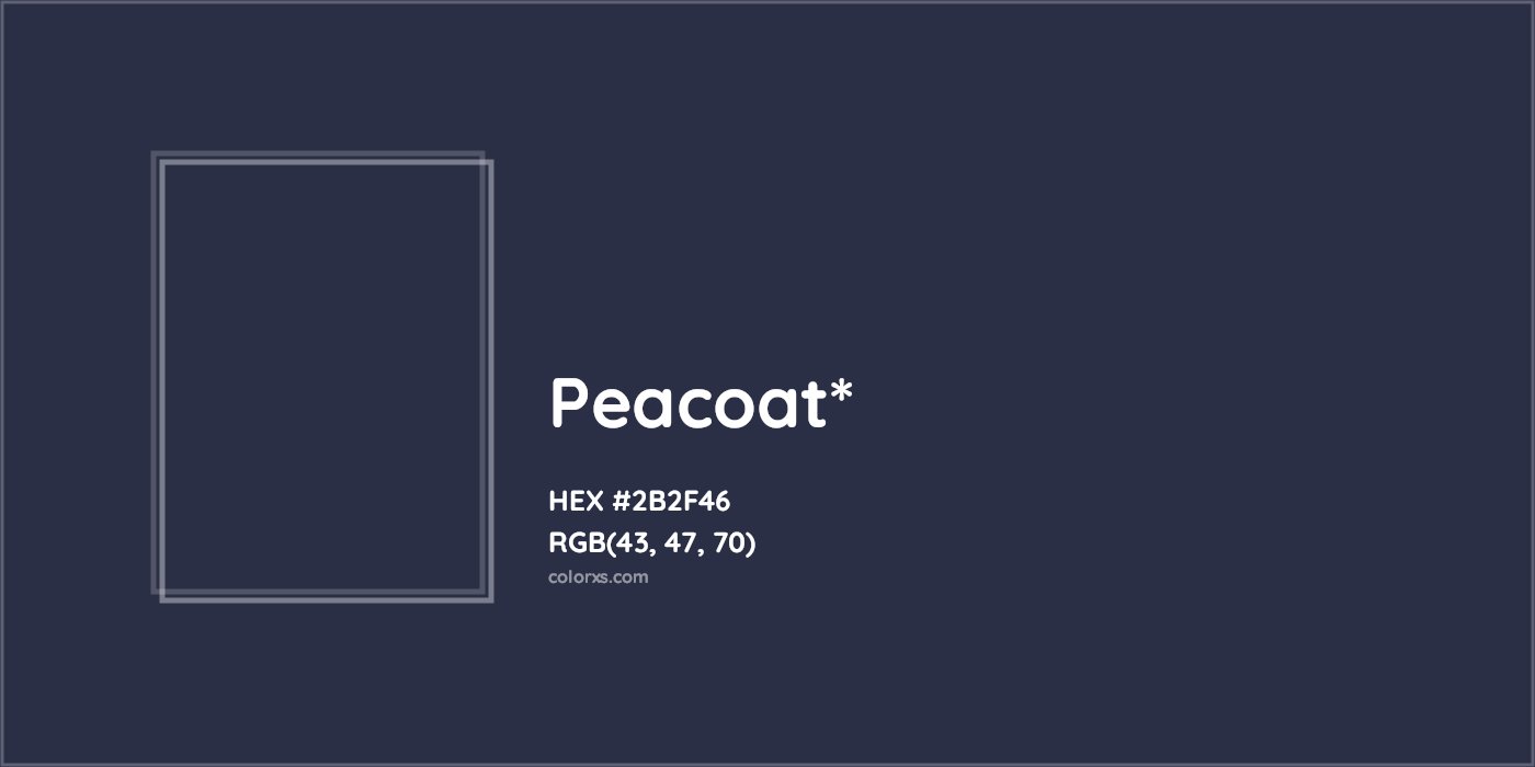 HEX #2B2F46 Color Name, Color Code, Palettes, Similar Paints, Images