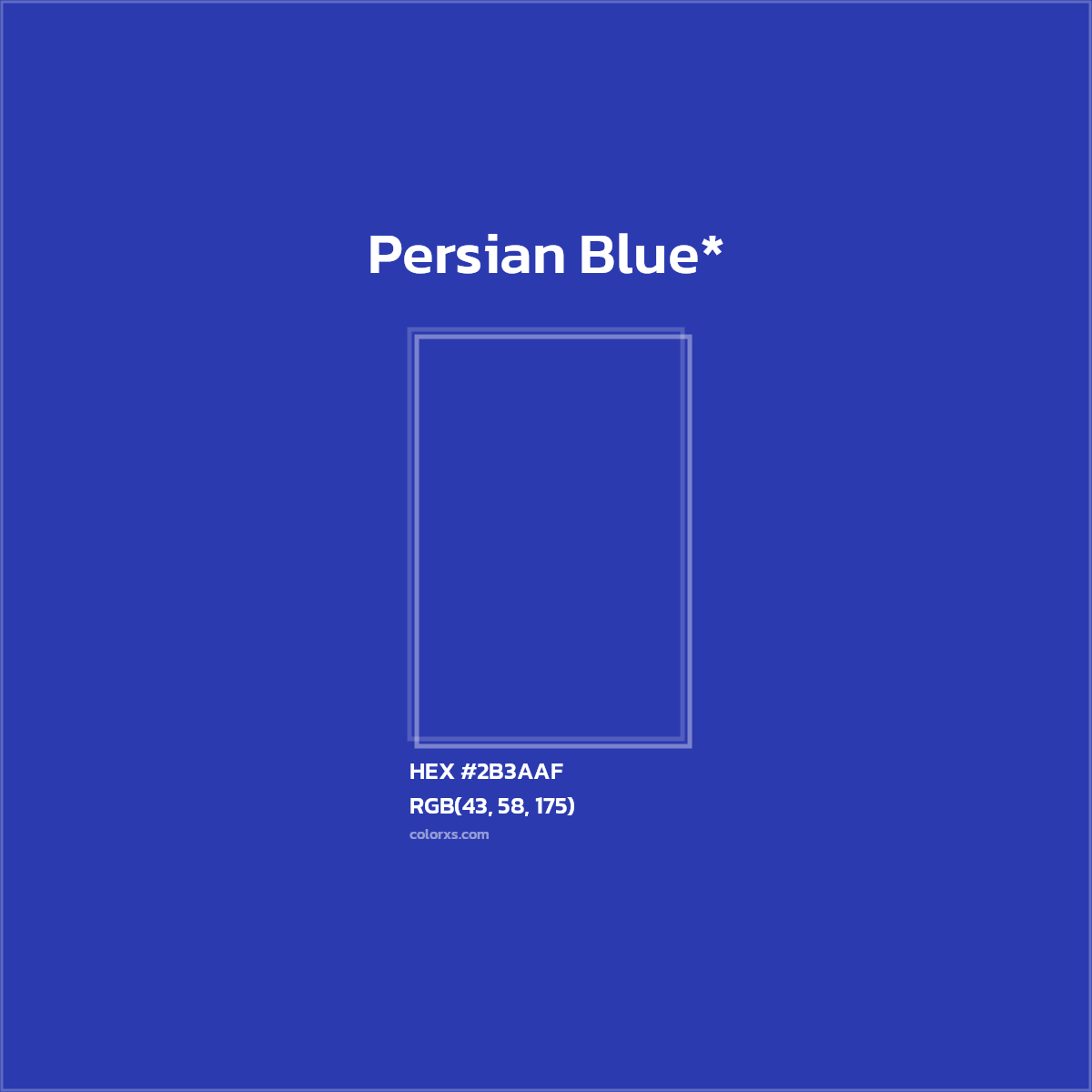 HEX #2B3AAF Color Name, Color Code, Palettes, Similar Paints, Images