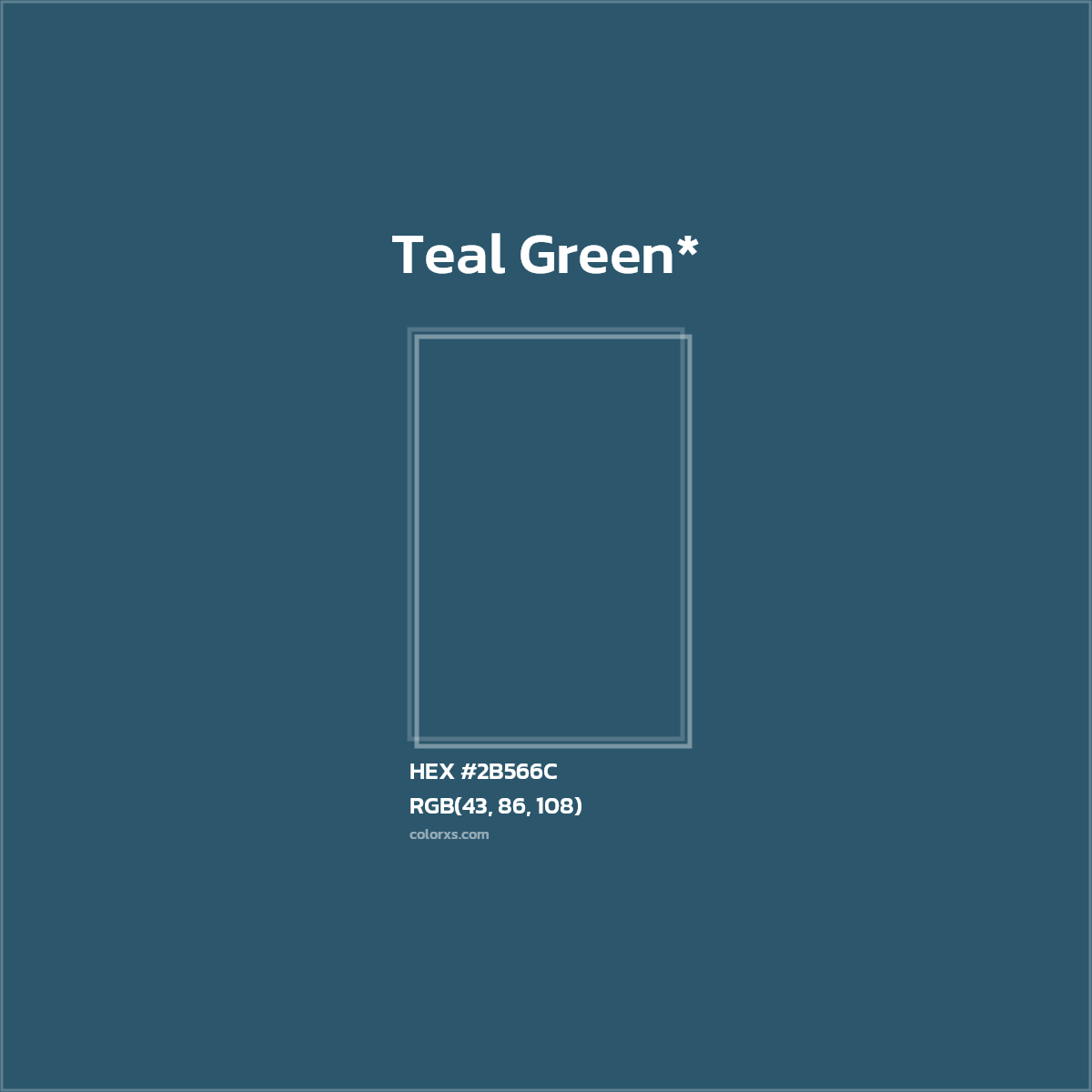 HEX #2B566C Color Name, Color Code, Palettes, Similar Paints, Images