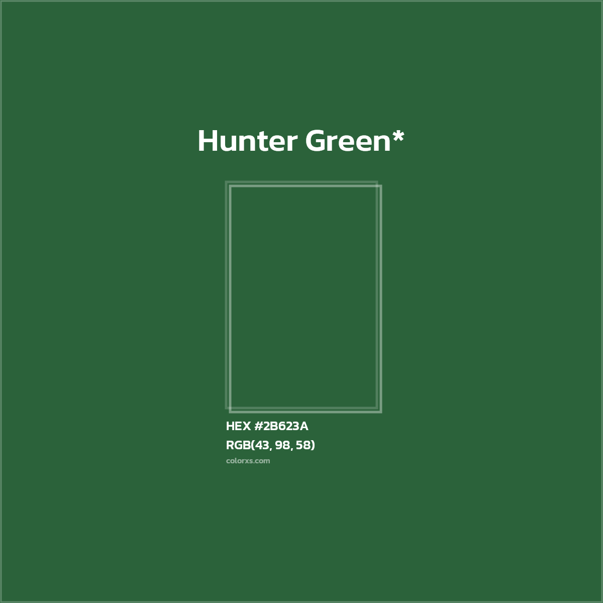 HEX #2B623A Color Name, Color Code, Palettes, Similar Paints, Images