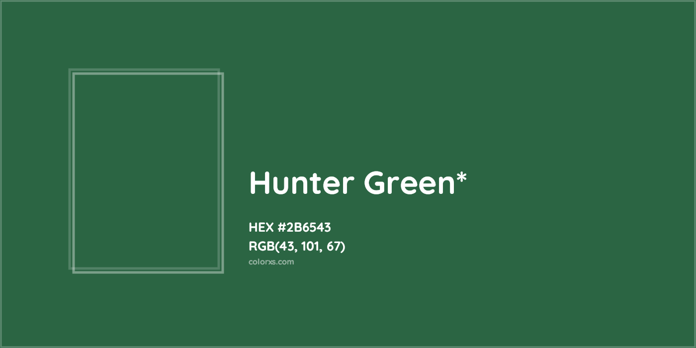 HEX #2B6543 Color Name, Color Code, Palettes, Similar Paints, Images