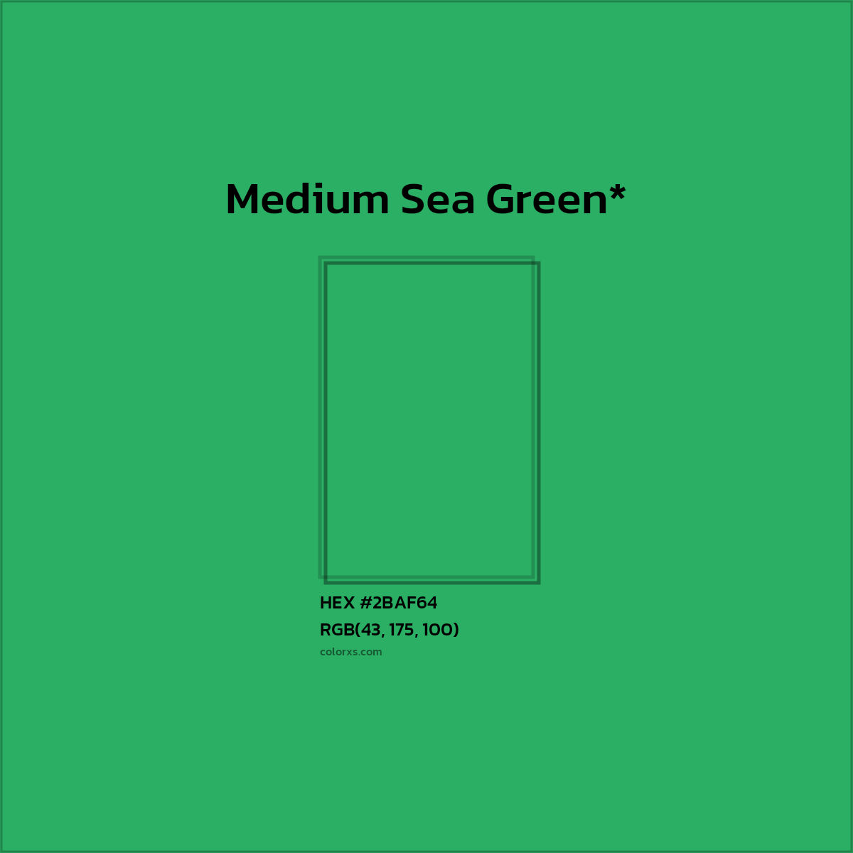 HEX #2BAF64 Color Name, Color Code, Palettes, Similar Paints, Images