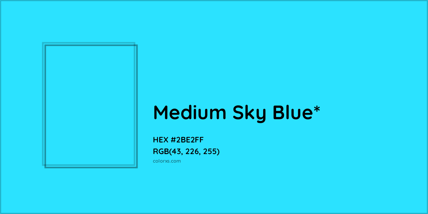 HEX #2BE2FF Color Name, Color Code, Palettes, Similar Paints, Images
