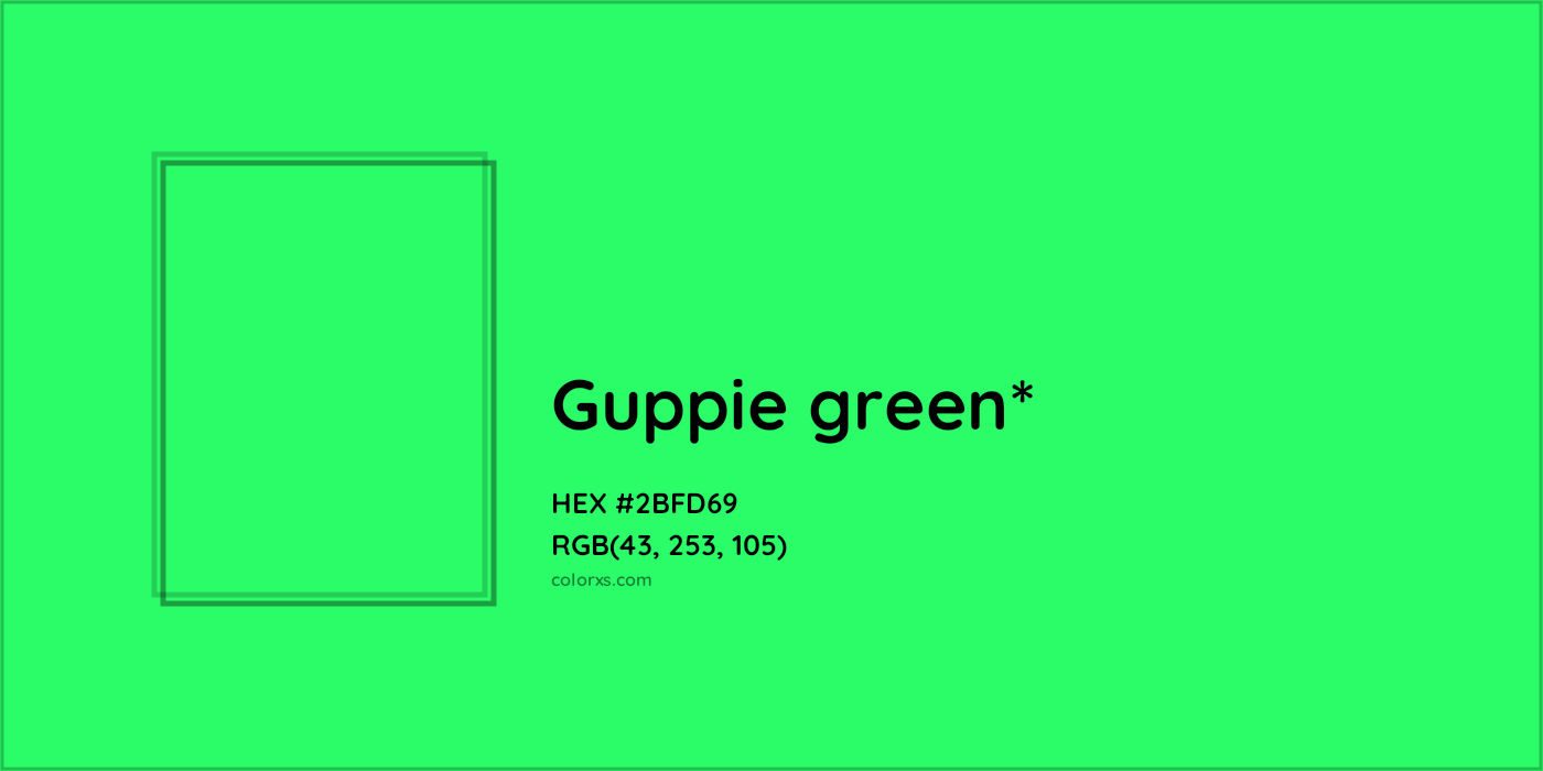 HEX #2BFD69 Color Name, Color Code, Palettes, Similar Paints, Images