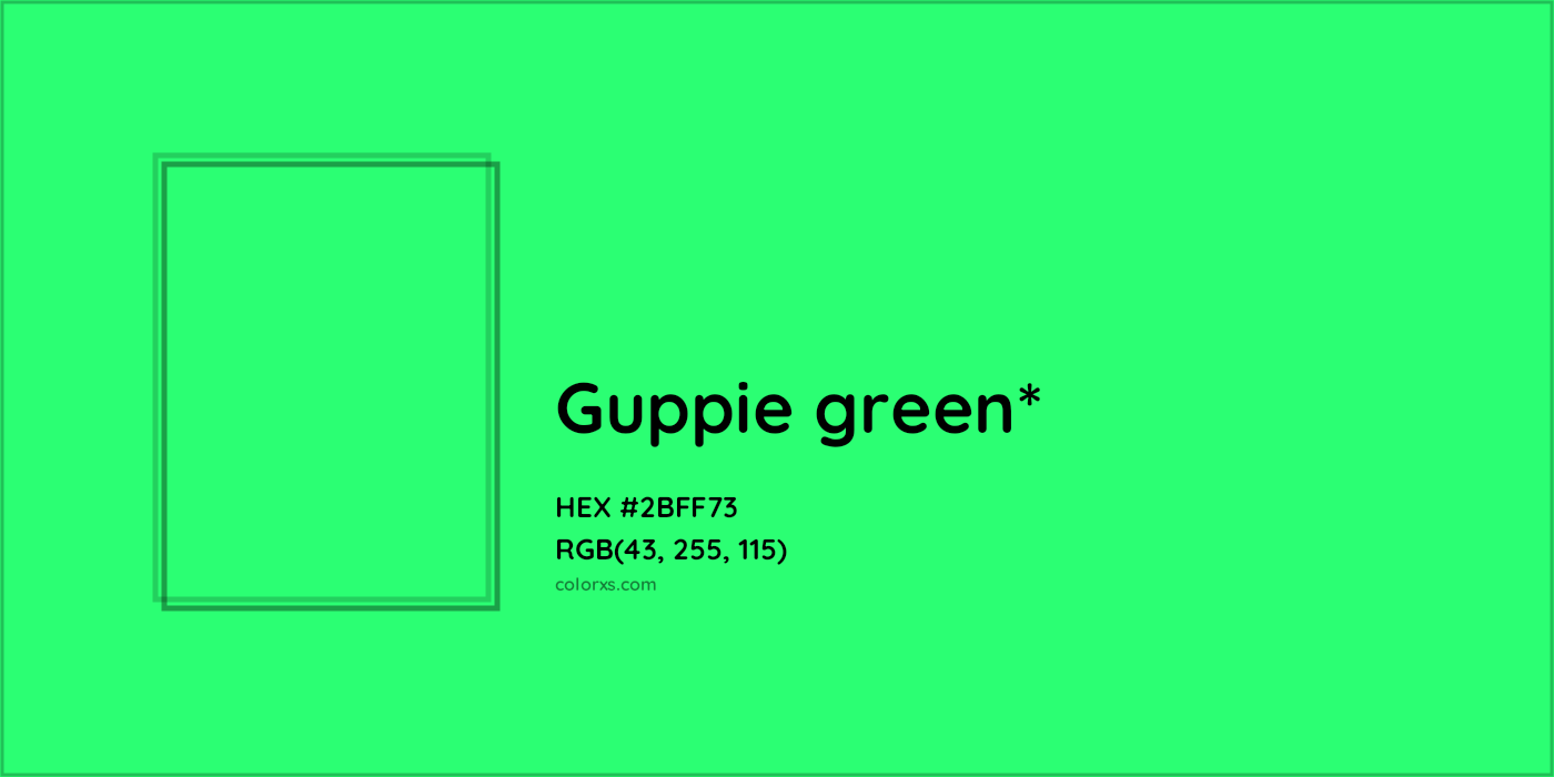 HEX #2BFF73 Color Name, Color Code, Palettes, Similar Paints, Images