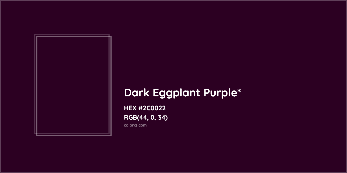 HEX #2C0022 Color Name, Color Code, Palettes, Similar Paints, Images