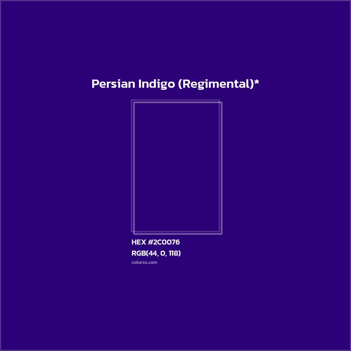 HEX #2C0076 Color Name, Color Code, Palettes, Similar Paints, Images
