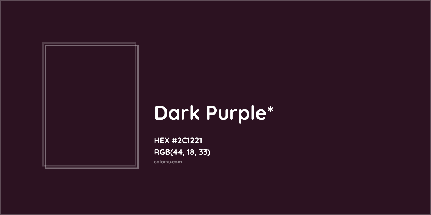HEX #2C1221 Color Name, Color Code, Palettes, Similar Paints, Images