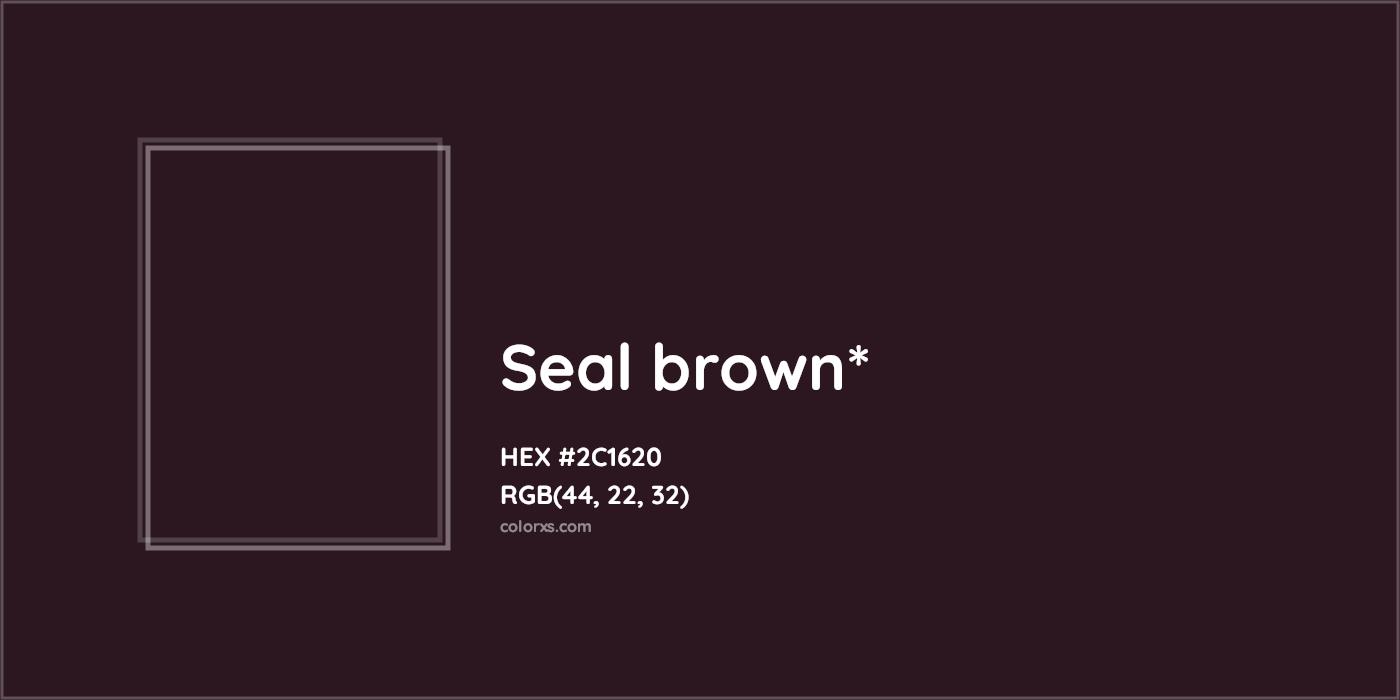 HEX #2C1620 Color Name, Color Code, Palettes, Similar Paints, Images
