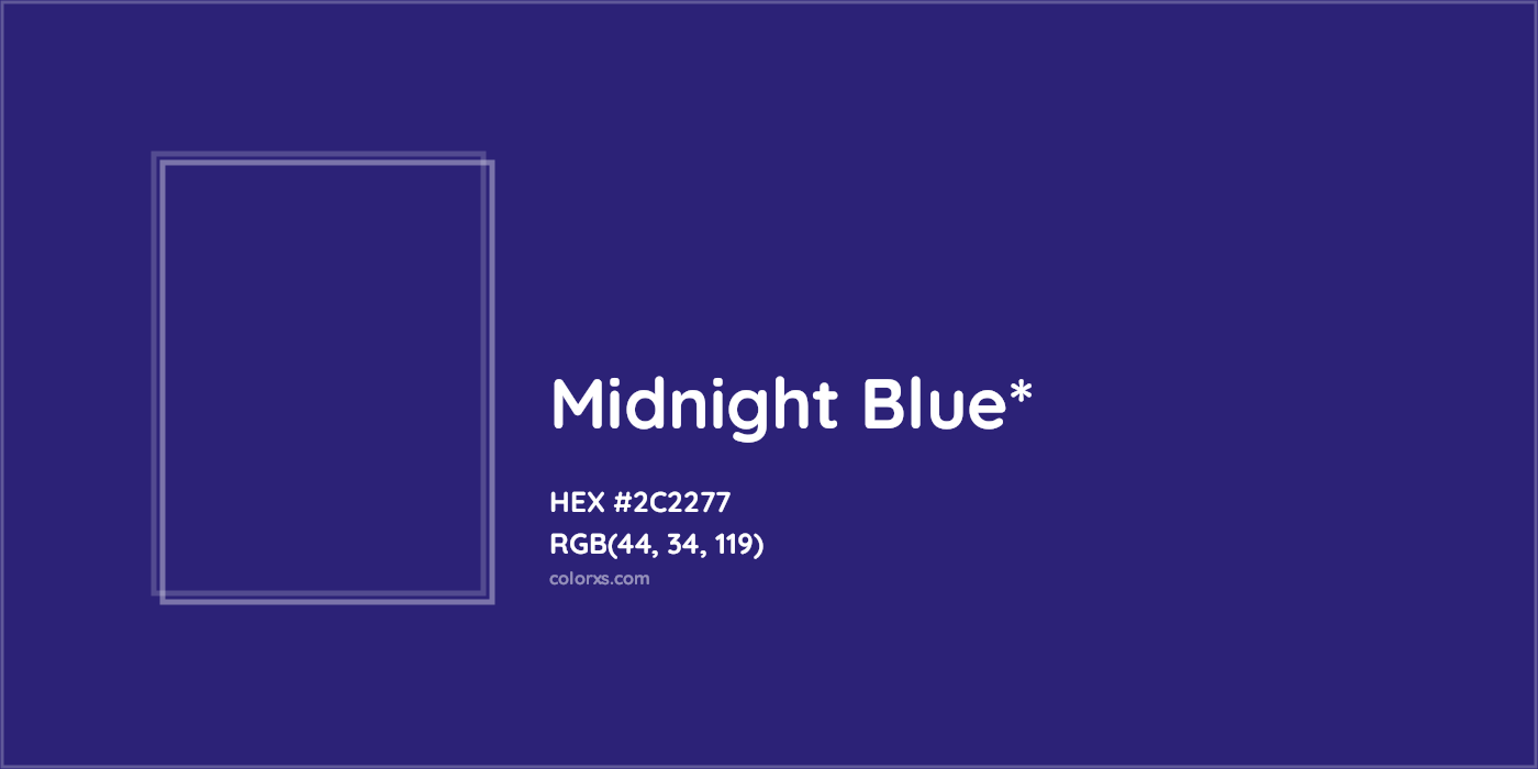 HEX #2C2277 Color Name, Color Code, Palettes, Similar Paints, Images