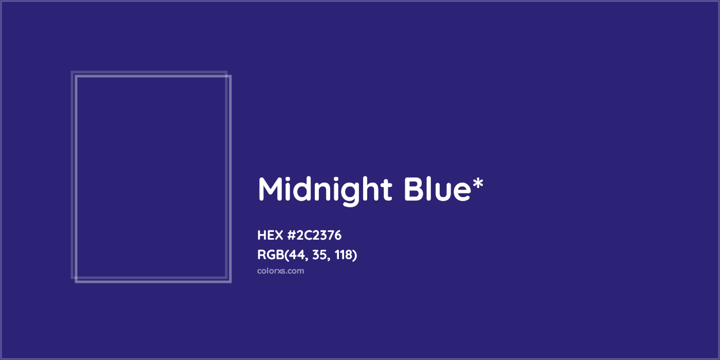 HEX #2C2376 Color Name, Color Code, Palettes, Similar Paints, Images