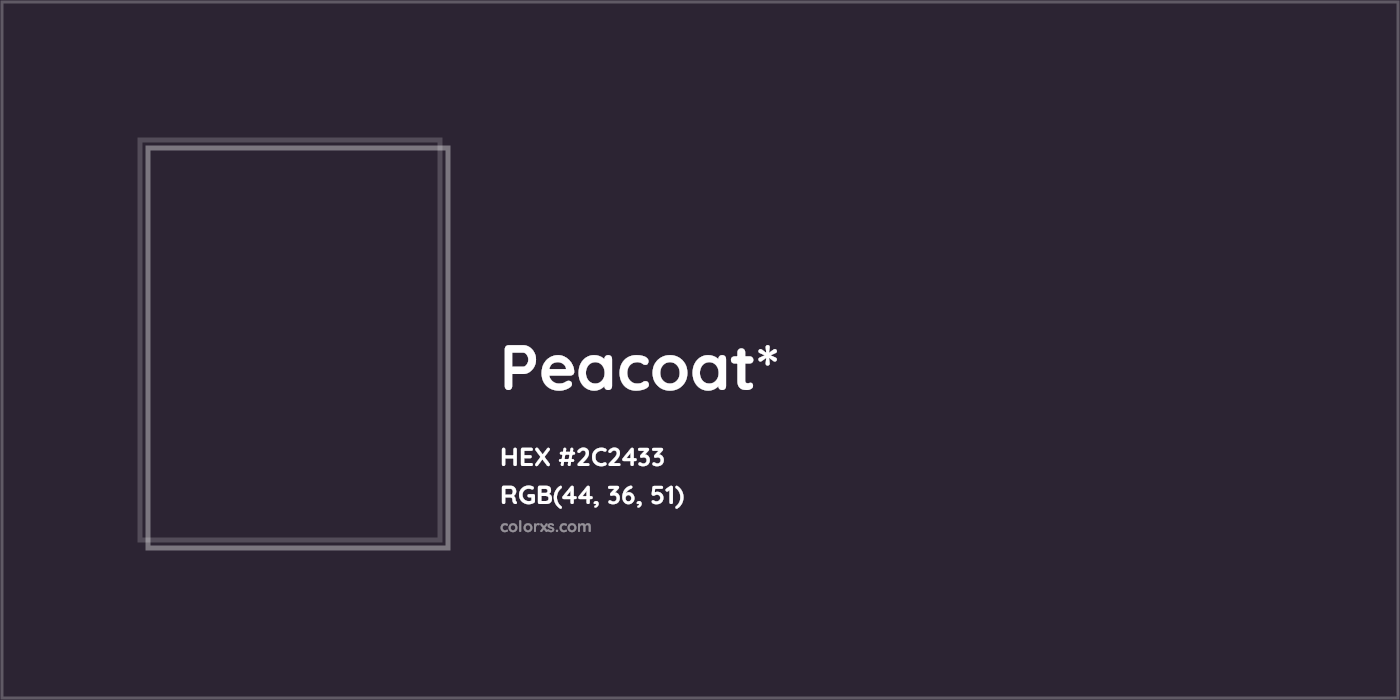 HEX #2C2433 Color Name, Color Code, Palettes, Similar Paints, Images