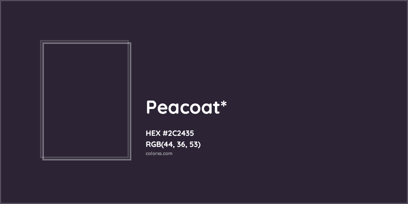 HEX #2C2435 Color Name, Color Code, Palettes, Similar Paints, Images