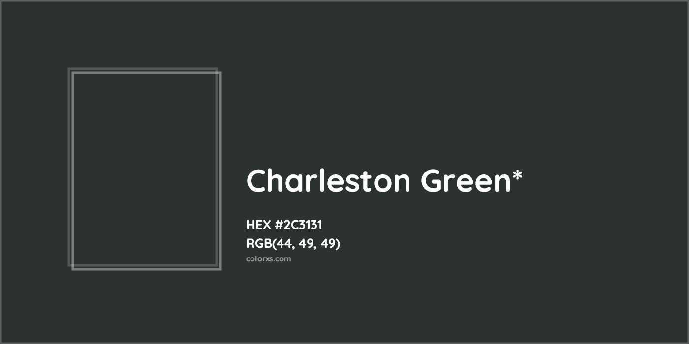 HEX #2C3131 Color Name, Color Code, Palettes, Similar Paints, Images